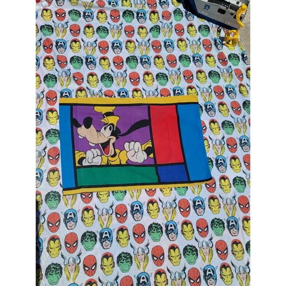 Vintage Mickey Mouse Pillow Case (1) Goofy Disney Animation Cartoons Movie... - Picture 3 of 4